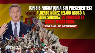 Alberto Núñez Feijóo accused Pedro Sánchez of knowing about the migration crisis: "Spain defends ...