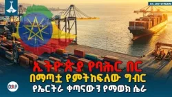 ኢትዮጵያ የባሕር በማጣቷ የምትከፍለው ግብር | የኤርትራ ቀጣናውን የማወክ ሴራ | የአርቴፊሻል ኢንተለጀንስ-AI ሩጫ እና የኢትዮጵያ የኃይል ETV |