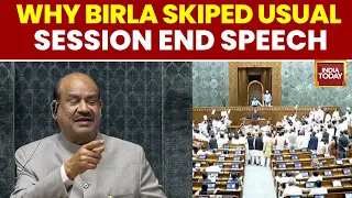 Lok Sabha Adjourned Sine Die | Speaker Skips Address| Oppn Boycotts Tea Meeting | Rahul Gandhi