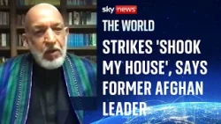 Хамид Карзай говорит, что атаки Пакистана на Афганистан потрясли его дом.