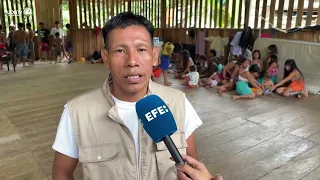 Wounaan Indigenous people: displaced by guerrillas and left without a school due to the earthquak...