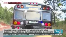 Pareja pierde la vida en ataque armado perpetrado dentro de autobús en  salida a Danlí