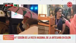 Fiesta de la Artesanía en Colón - nota con artesanos