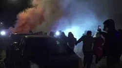 ICE agents push back group of protestors after 2nd shooting in Minneapolis