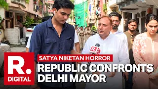 Republic Confronts Delhi Mayor Pravesh Wahi, Seeks Answers On Satya Niketan Building Collapse