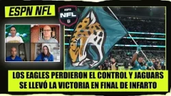 DRAMÁTICO TRIUNFO de JAGUARS vs EAGLES. Philadelphia TROPIEZA nuevamente sobre el FINAL | ESPN NFL