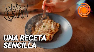 Gratinated mushrooms with leeks in white sauce | Go away, grouch