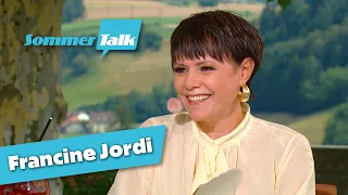 Schlager singer Francine Jordi on "SommerTalk"