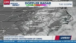 Much cooler Tuesday, another warm-up follows later in the week