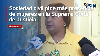Civil society demands greater female presence in the Supreme Court of Justice