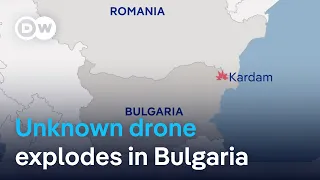 An unidentified drone exploded near a major trans-Balkan gas pipeline | DW News