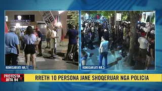 Tensionohet situata te komisariati 3, përplasje mes policisë dhe protestuesve