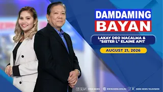 DAMDAMING BAYAN with DEO MACALMA & ELAINE APIT (08/21/2026)