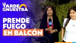 Insólito: Prende fogata en el balcón de edificio para cocinar l La Tarde es Nuestra Insólito: Prende fogata en el balcón de edificio para cocinar l La Tarde es Nuestra