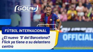 Raphinha knows the number nine position and can play it for Barcelona
