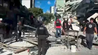 Search and rescue efforts continue after Colombia earthquake
