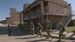 Adams County students train with firefighters