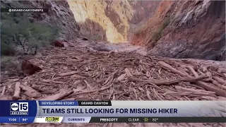 Search continues for hiker lost in Grand Canyon flooding