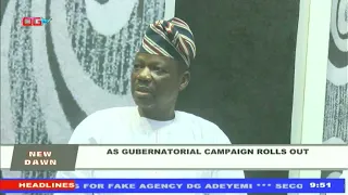 As Gubernatorial Campaign Rolls Out | New Dawn