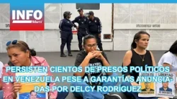 Hundreds of political prisoners remain in Venezuela despite guarantees announced by Delcy Rodríguez