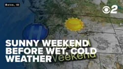 Sunny weekend before wet and cold weather arrives