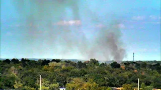 Massive grass fire breaks out in Rogers, firefighters work to contain