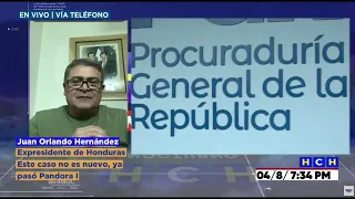 JOH: "Aspra dijo que el caso Pandora no tenía sentido; ahora cambió de opinión"