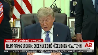 Amerika ul dozën në 11 vaksina, Trump firmos urdhrin: Ende nuk e dimë nëse lidhen me autizmin