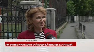 38% DINTRE PROFESORI SE GÂNDESC SĂ RENUNŢE LA CATEDRĂ