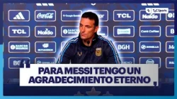 SCALONI AFTER MESSI'S FAREWELL TO THE ARGENTINA NATIONAL TEAM: "IT WILL BE HARD TO CONTINUE WITHO...