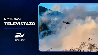 🚨New fire in Pululahua, Quito: firefighters carry out containment efforts | Televistazo