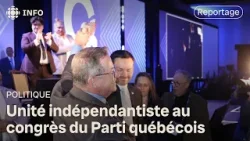 Réconciliation souverainiste au congrès du PQ Réconciliation souverainiste au congrès du PQ