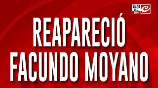 Facundo Moyano reappears: after the scandal, he posts a photo with a rosary in his hands