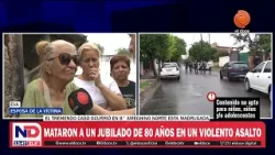 La viuda del jubilado asesinado relató el horror: "Mi nieto me dijo que le estaban PEGANDO"