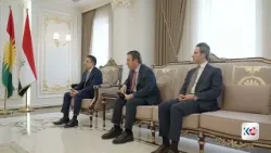 مەسرور بارزانی پێشوازی لە ئەرمان تۆپچو، کونسوڵی گشتی تورکیا لە هەرێمی کوردستان کرد