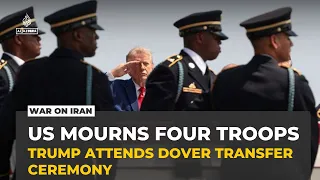 Trump attends transfer of four US troops killed in Iranian attacks