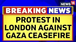 Gaza Ceasefire | Protesters Project 'From The River To The Sea' On London's Big Ben | News18