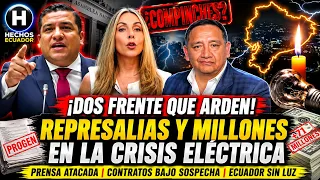 CAE LA CARETA! ASÍ SILENCIAN PERIODISTAS MIENTRAS SE ESFUMAN MILLONES EN LA CRISIS ELÉCTRICA