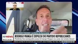 Rodrigo Manga é expulso do Republicanos por apoiar campanha da esposa no União Brasil