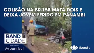 Collision on BR-158 leaves two dead and one injured in Panambi