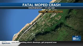 Moped operator dies after Kamehameha Highway crash in Haleiwa