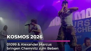 KOSMOS 2026: 01099 & Alexander Marcus bringen Chemnitz zum Beben