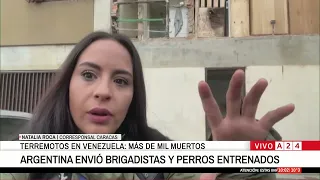 🔴 TERREMOTO EN VENEZUELA: ARGENTINA ENVIÓ BRIGADAS Y LA ONU DESTINÓ 5 MILLONES DE EUROS