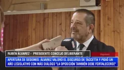 RUBEN ALVAREZ: APERTURA DE SESIONES