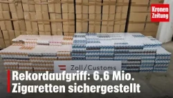 Goods from the Balkans : Record seizure: 6.6 million cigarettes confiscated | krone.tv NEWS