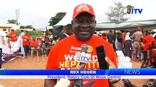 WORLD HEPATITIS DAY: Rotary Int'l District 9127 Flags Off Vaccination Exercise In Kano Kuchi