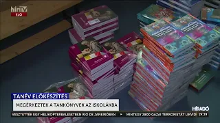 Óriási rakomány futott be az iskolákba: már javában zajlik a tanév előkészítése- HírTV