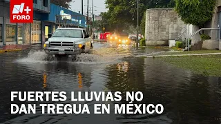 Elevan a Alerta Naranja por Fuertes Lluvias y Granizo en Tres Alcaldías de CDMX