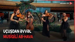 Сюрприз для пассажиров: выступление женщин-музыкантов в аэропорту.