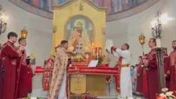 Վանաձորի Սուրբ Գրիգոր Նարեկացի առաջնորդանիստ մայր եկեղեցում տոնել են Հիսուսի Հարության տոնը